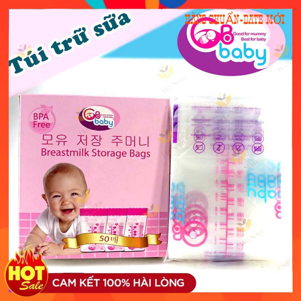 Hộp 50 túi trữ sữa GB Baby Hàn Quốc