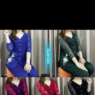 Bộ bà ba . thiêu đi lễ chùa 160k