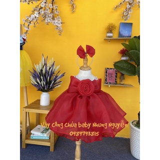 Váy công chúa siêu xinh ely voan mỹ