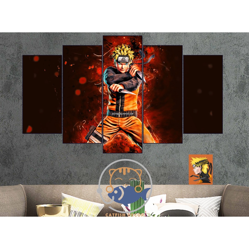 TRANH DÁN TƯỜNG NARUTO - CHẤT LIỆU DECAL FORMEX DÀY 5mm