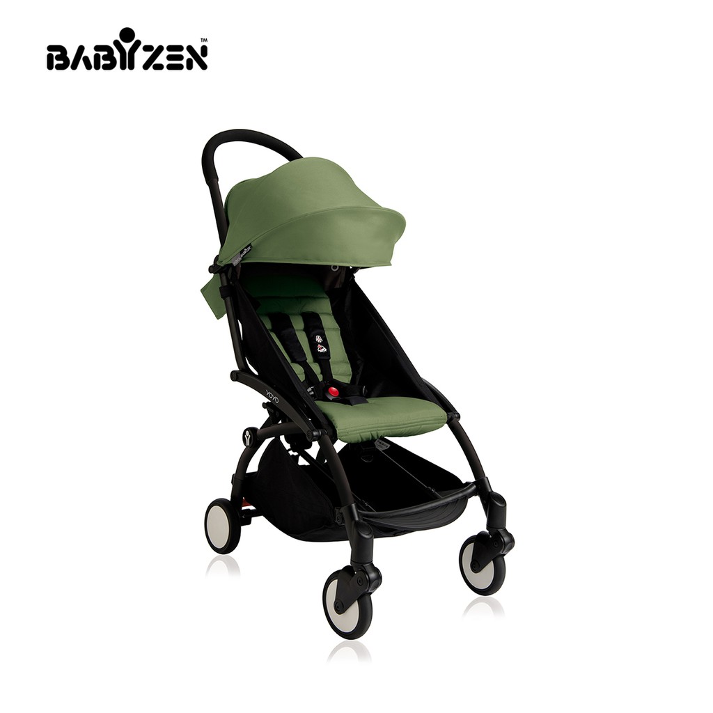 Bộ màn chụp và đệm xe đẩy YOYO 6+ Xanh Mint Babyzen