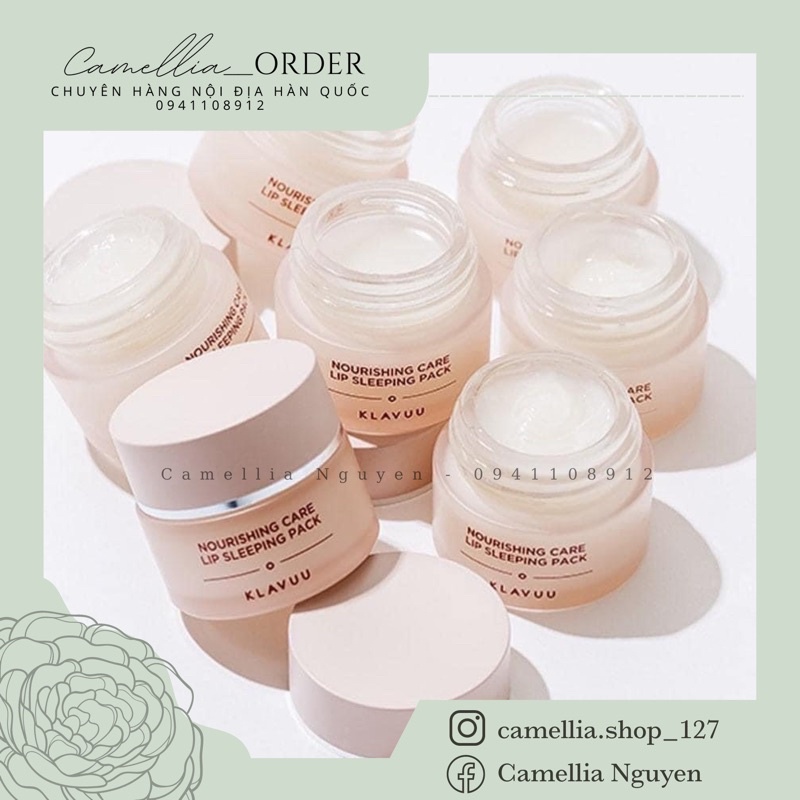 Mặt nạ ngủ môi Klavuu 20g