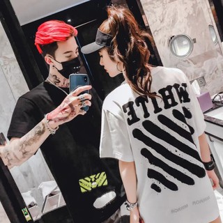Áo thun off-white form rộng tay lỡ
