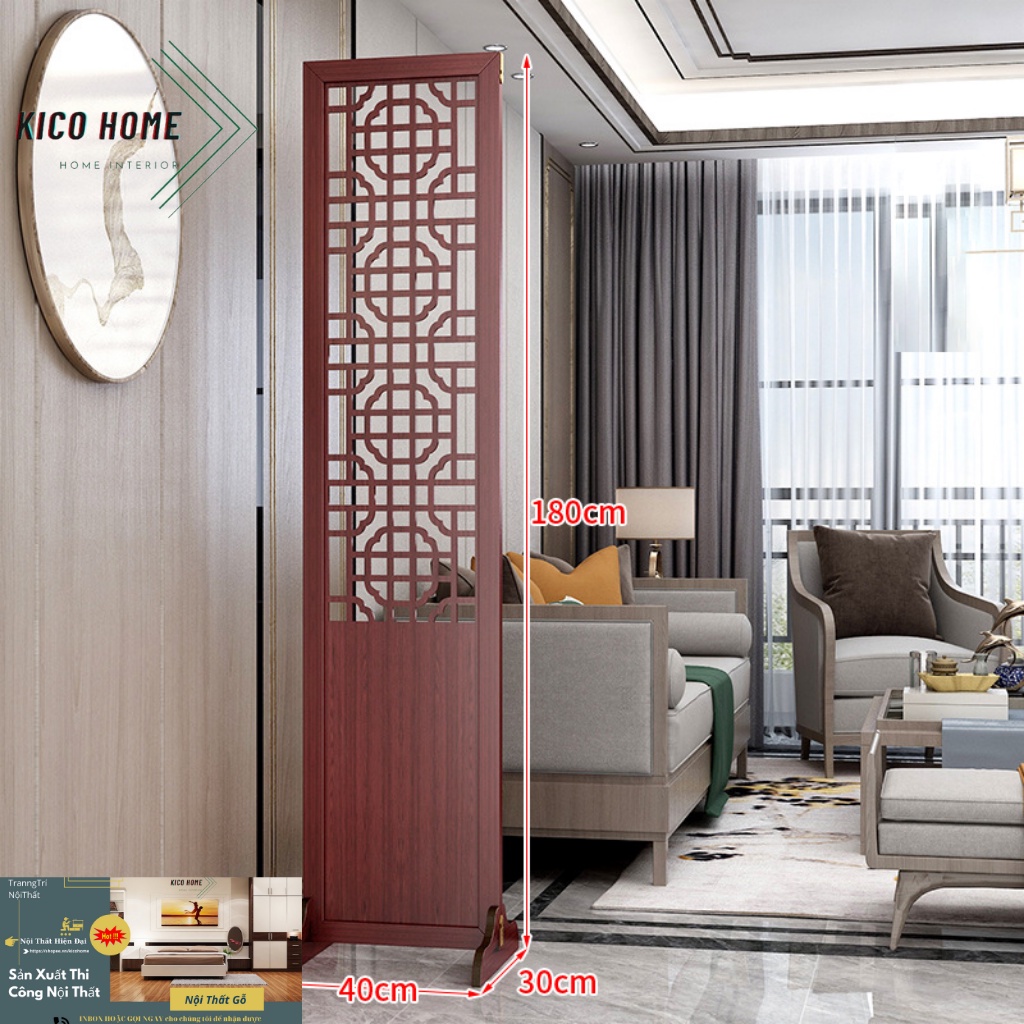 Bình Phong Kệ ngăn kệ phòng khách KICO V1 đơn giản hiện đại mới phong cách Việt Nam tủ lối vào đại sảnh