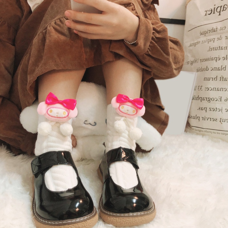 Vớ Dệt Kim Đính Búp Bê Hoạt Hình Phong Cách Harajuku Lolita Cho Nữ