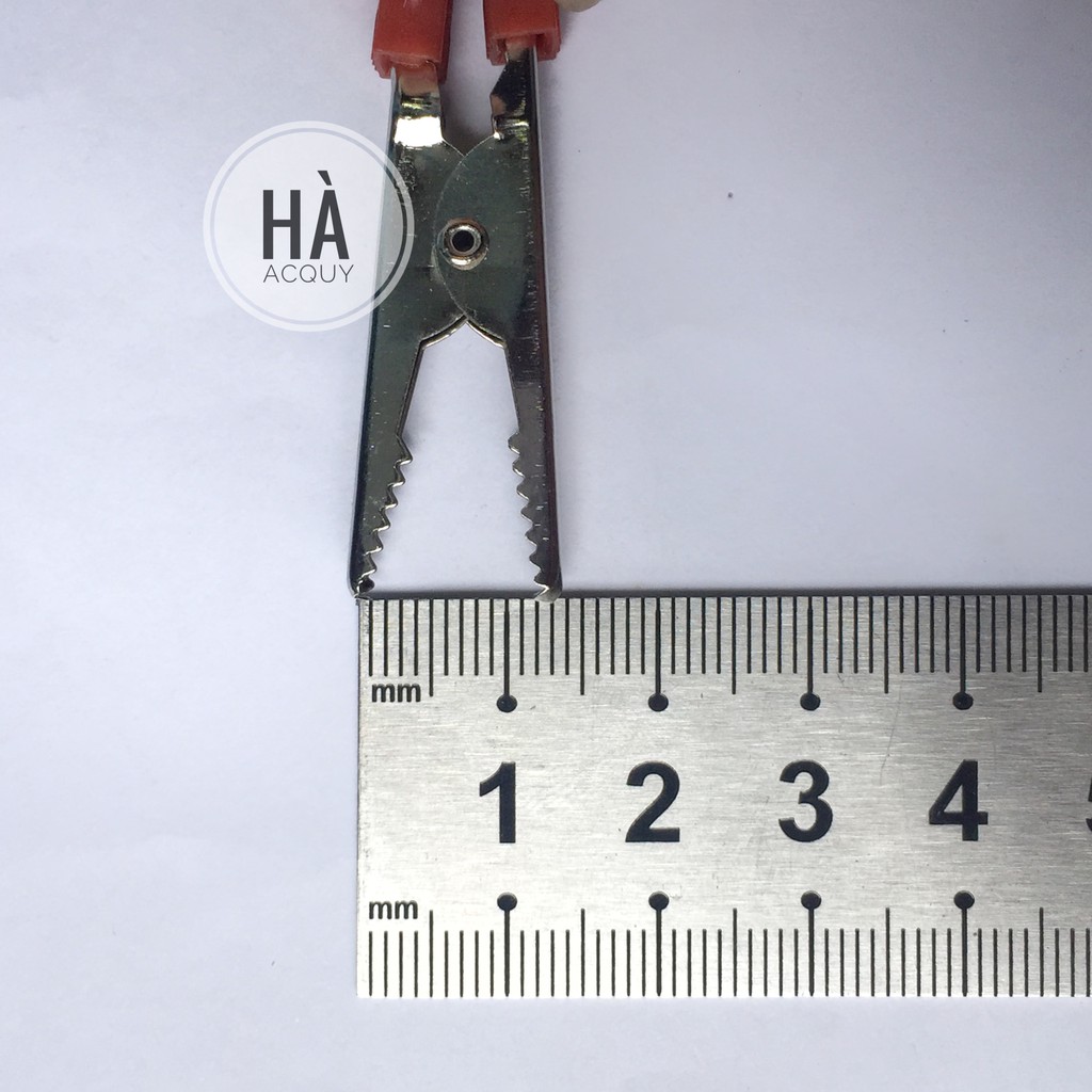 Kẹp bình acquy cá sấu nhỏ 5A  - 4.5 Cm - 10 cặp