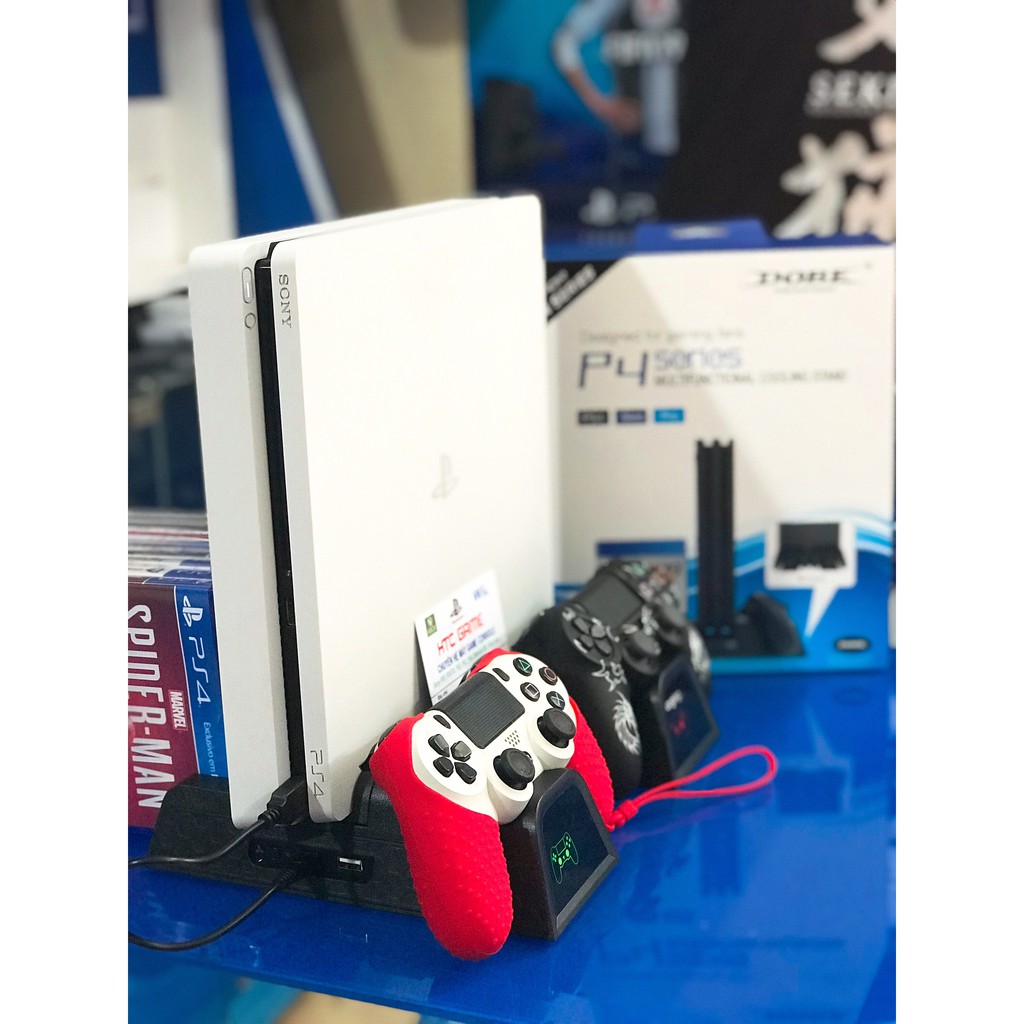 Đế sạc tay cầm và tản nhiệt máy PS4 có khay để đĩa Dobe TP4-882C