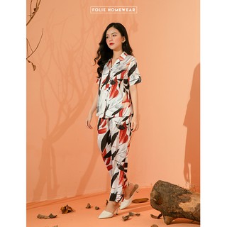 Folie Homewear đồ mặc nhà áo tay ngắn quần dài FB81.5