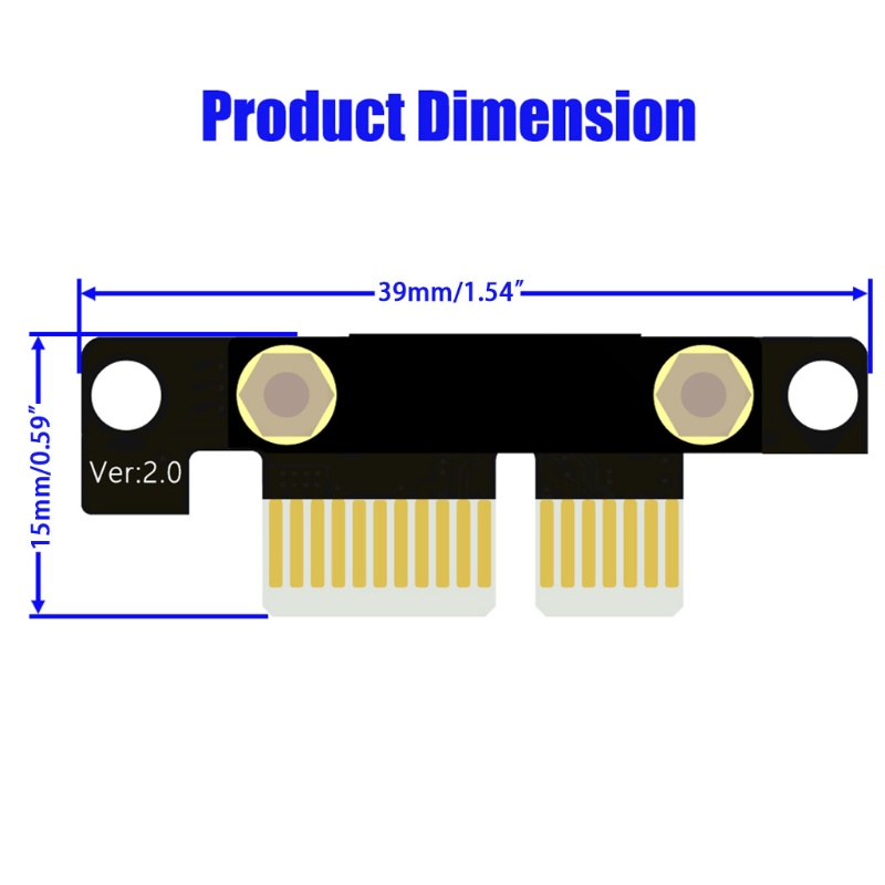 Dây Cáp Thẻ Mở Rộng PCI-Express 1X Tốc Độ Cao 20cm