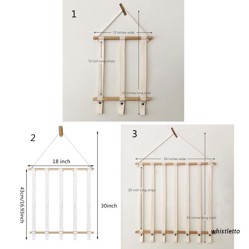 Giá đỡ kẹp tóc bằng gỗ treo tường tiện dụng