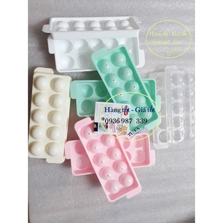 KHAY ĐÁ, KHUÔN THẠCH RÂU CÂU 10 VIÊN TRÒN