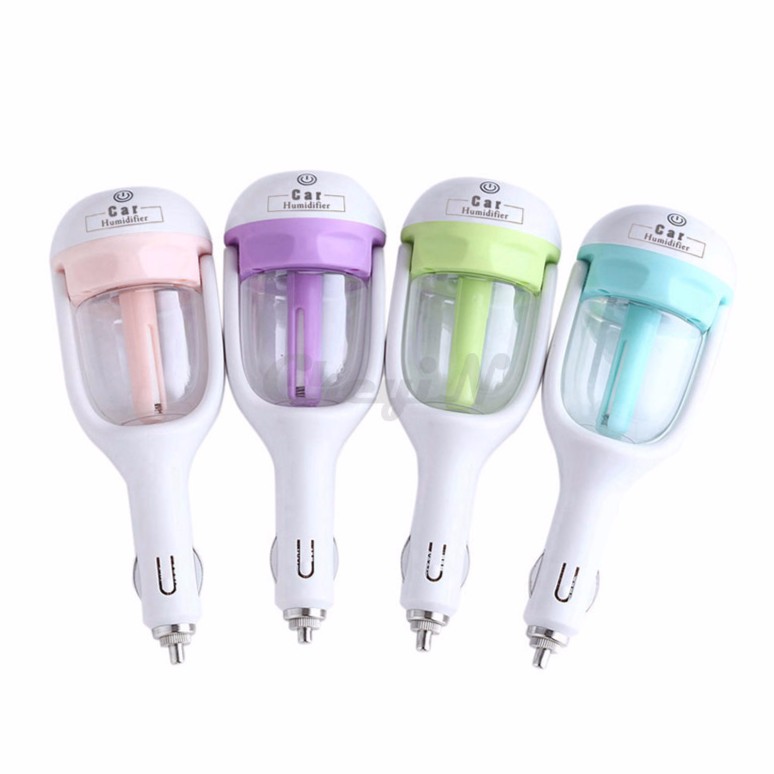 Máy phun sương hơi nước, tinh dầu tạo độ ẩm cho xe ô tô