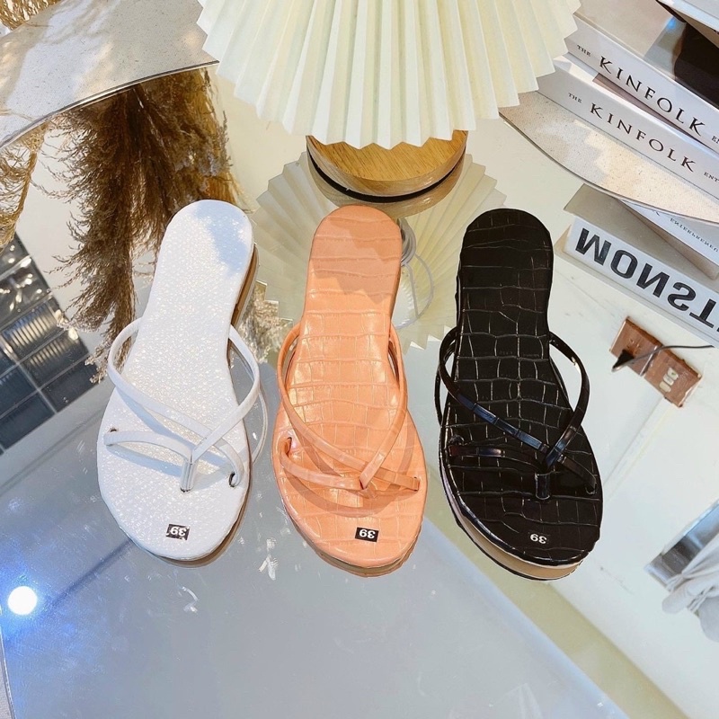 DÉP DÂY XỎ NGÓN DA RẮN SI BÓNG XINH ƠI LÀ XINH ❤️