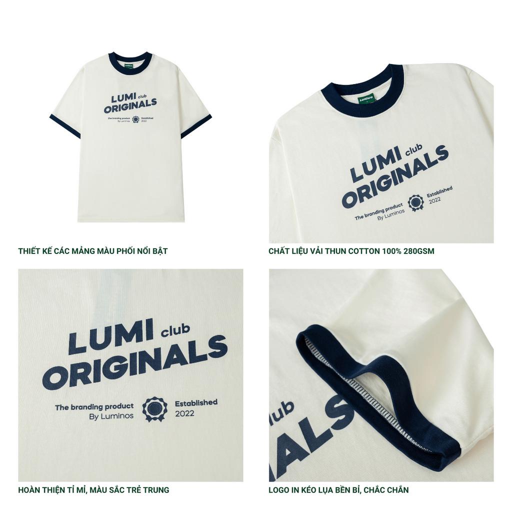 Áo Phông Oversize Lumi Original - Áo Phông Dáng Rộng Unisex Vải 250gsm 100% Cotton - Brand Luminos