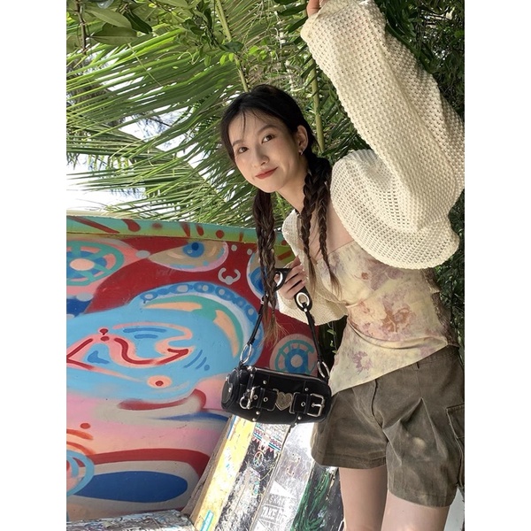 Set áo ống nhún + áo khoác lưới