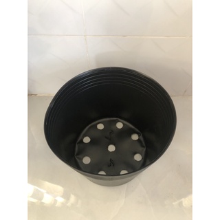 Chậu trồng cây cảnh C7 đen mềm