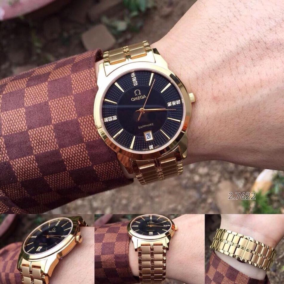 [Free Ship]  [Siêu Phẩm] Đồng hồ Nam (nữ) OMEGA-802 dây đúc mặt chống xước, chống nước cực tốt  Free Ship | BigBuy360 - bigbuy360.vn