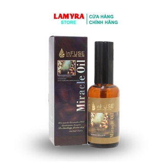 Tinh Dầu Dưỡng Tóc Cafe MACADAMIA MIRACLE OIL 50ML - Phục Hồi Tóc Hư Tổn, Kích Thích Mọc Tóc Lamyra