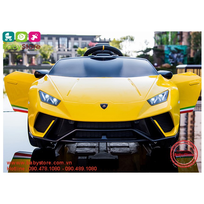 Ô tô điện trẻ em siêu xe bản quyền Lamborghini Huracan S308