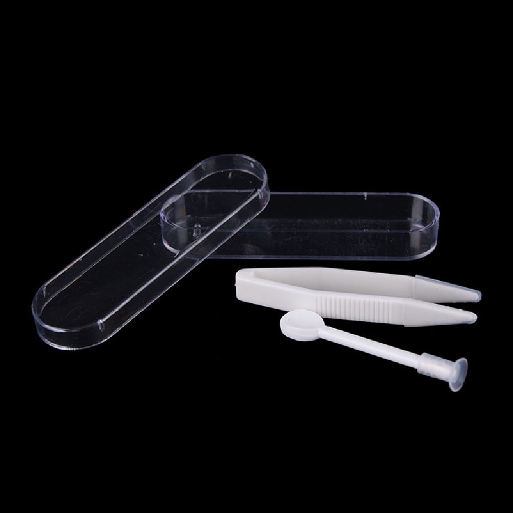 Set 2 Kẹp Gắp Kính Áp Tròng Bằng Nhựa Màu Sắc Ngẫu Nhiên