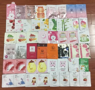 Combo 70 mặt nạ dưỡng da