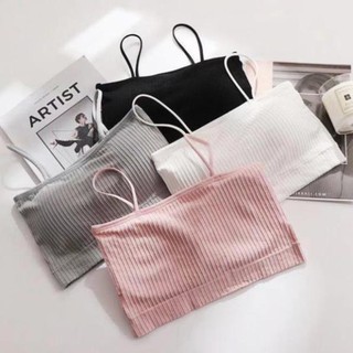 Áo Bra nữ quây Cotton 4 màu len tăm nâng ngực F19