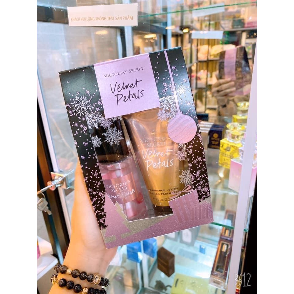 Set Xịt Thơm và Dưỡng Thể VICTORIA'S SECRET FRAGRANCE MIST & LOTION Mùi Velvet Petals | BigBuy360 - bigbuy360.vn