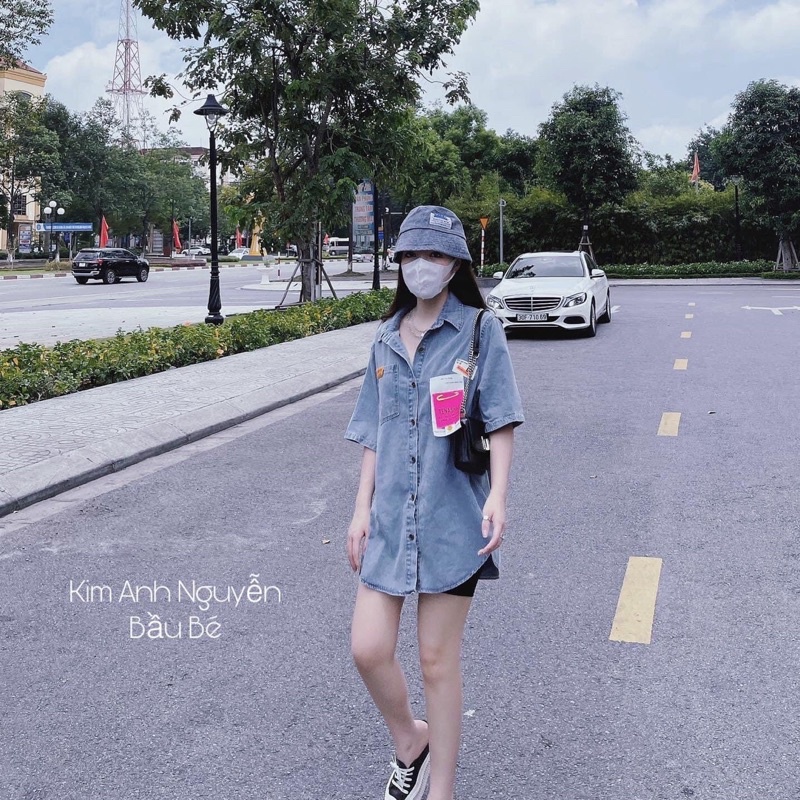ÁO SƠ MI JEAN BÒ TAG HỒNG HÀNG QC