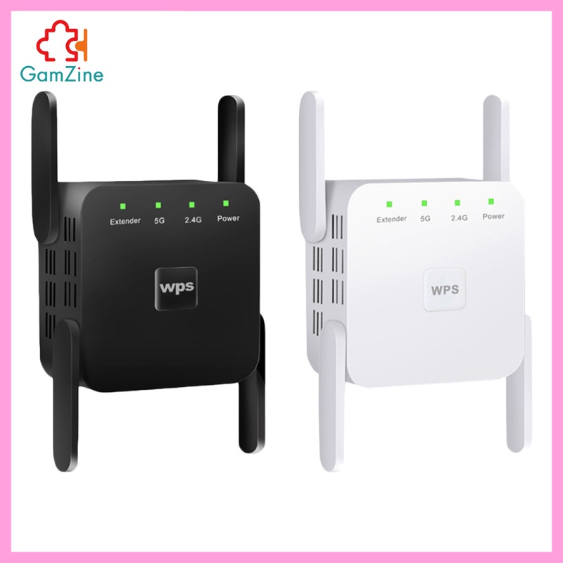 Bộ Khuếch Đại Tín Hiệu Wifi Không Dây 1200mbps 2.4g 5g 4 Ăng Ten | BigBuy360 - bigbuy360.vn