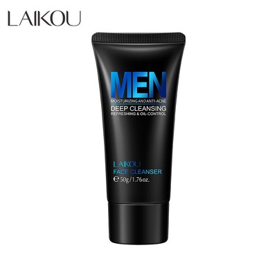 Sữa rửa mặt LAIKOU 50g làm sạch sâu kiểm soát dầu tươi mới làn da cho nam