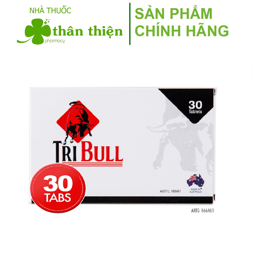 Tri bull - Hỗ trợ cải thiện yếu sinh lý, rối loạn cương dương, giảm xuất tinh sớm (30 viên)