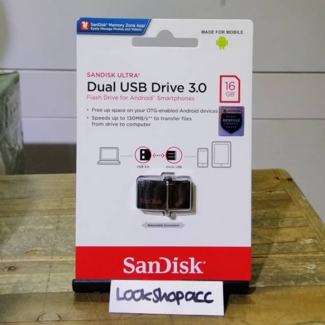 Ổ Cứng Sandisk Micro Otg 16gb Cổng Usb 3.0