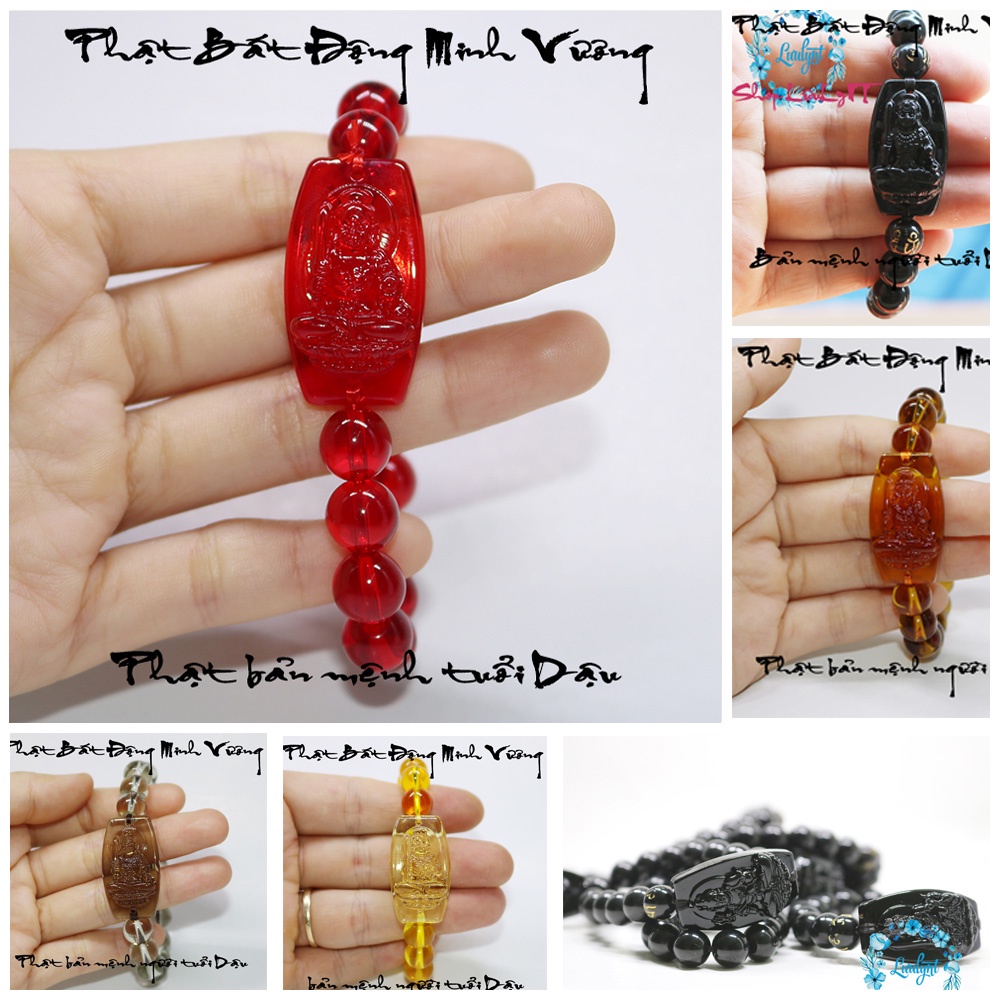 Vòng tay phật Bất Động Minh Vương - Bản mệnh người tuổi Dậu - bản mệnh 12 giáp - mặt phật - tượng phật