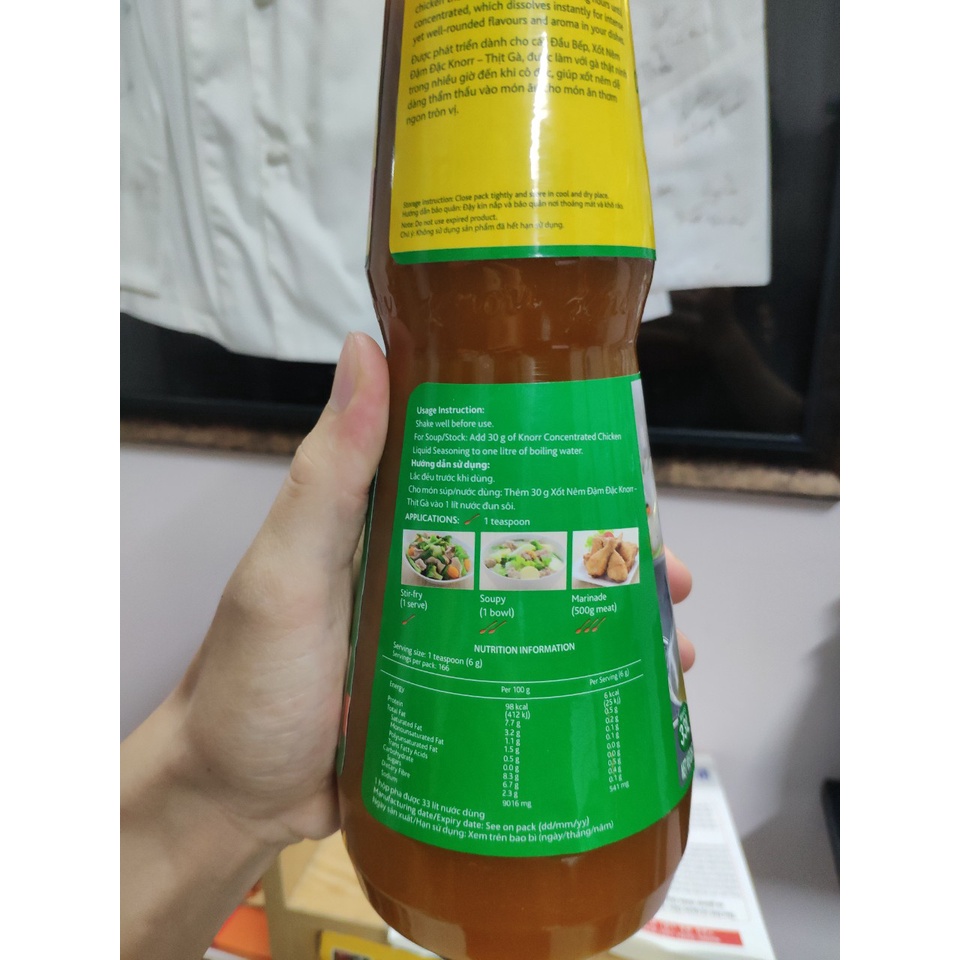 CỐT GÀ KNORR CHAI 1KG