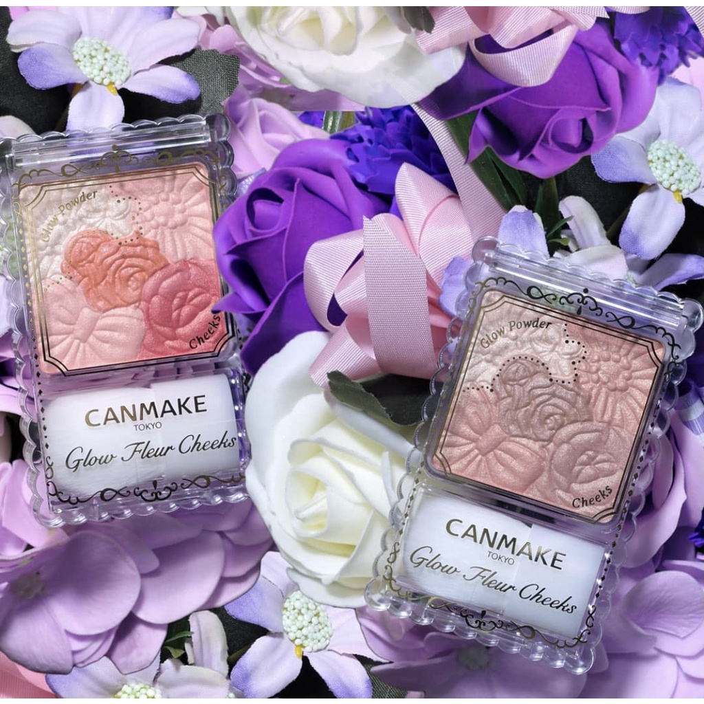 Phấn má hồng Canmake Glow Fleur Cheeks Nội Địa Nhật Bản