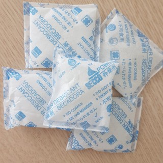 15 Gói hút ẩm Silicagel 20g | Gói chống ẩm giá tốt