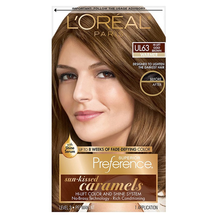 Thuốc nhuộm tóc L\'Oréal Superior Preference, UL63 Hi-Lift Gold ...