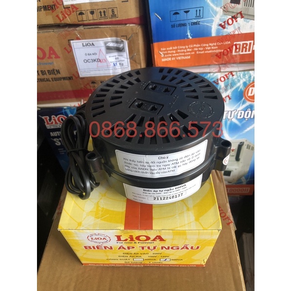 Đổi nguồn LiOA 600VA tự ngẫu từ 220v sang 100V 120V