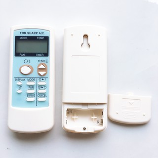 Remote máy lạnh Sharp xanh - Điều khiển điều hòa Sharp