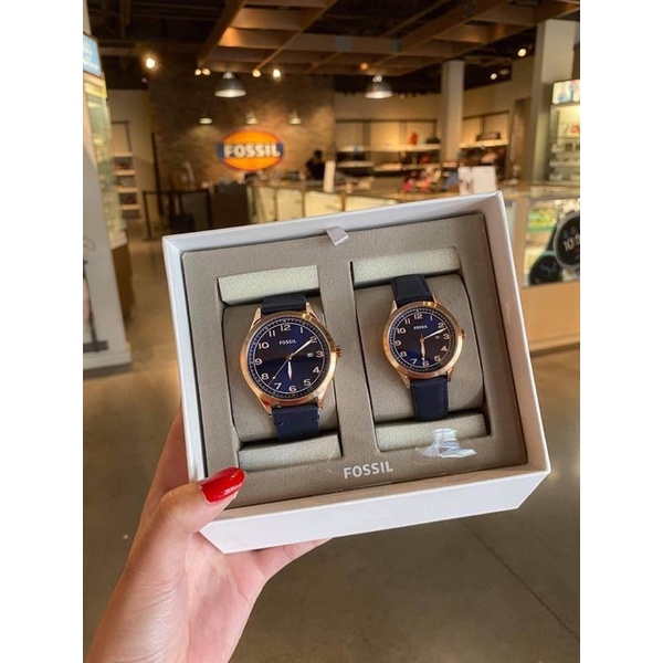 Set đồng hồ cặp FOSSIL size 44/34mm - Hàng nhập Mỹ ❌Cam kết Auth trọn đời