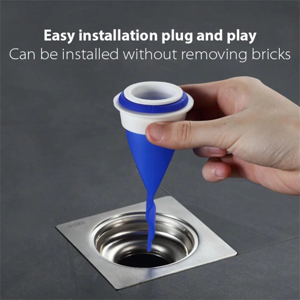 Nắp Đậy Cống Thoát Nước Sàn Nhà Bằng Silicone Chống Côn Trùng Một Chiều