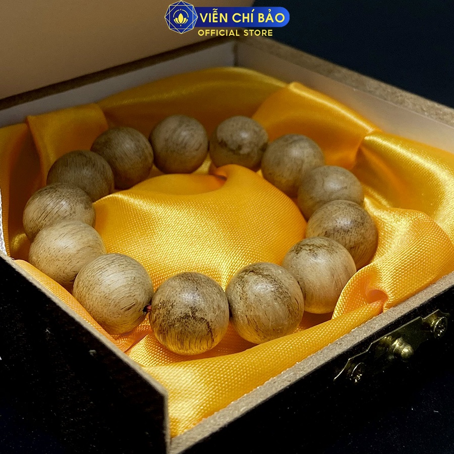 Vòng tay trầm hương trầm tốc kiến tự nhiên thời trang phụ kiện trang sức Viễn Chí Bảo V000781