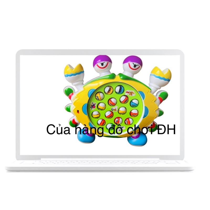 Bộ đồ chơi câu cá dùng pin,3 cần câu cho bé