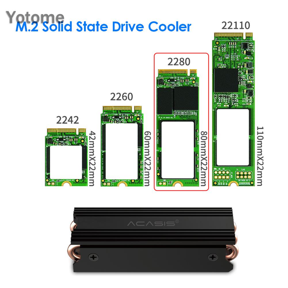 Tấm Tản Nhiệt Cho Ổ Cứng Ssd Yotome M.2 2280 | BigBuy360 - bigbuy360.vn