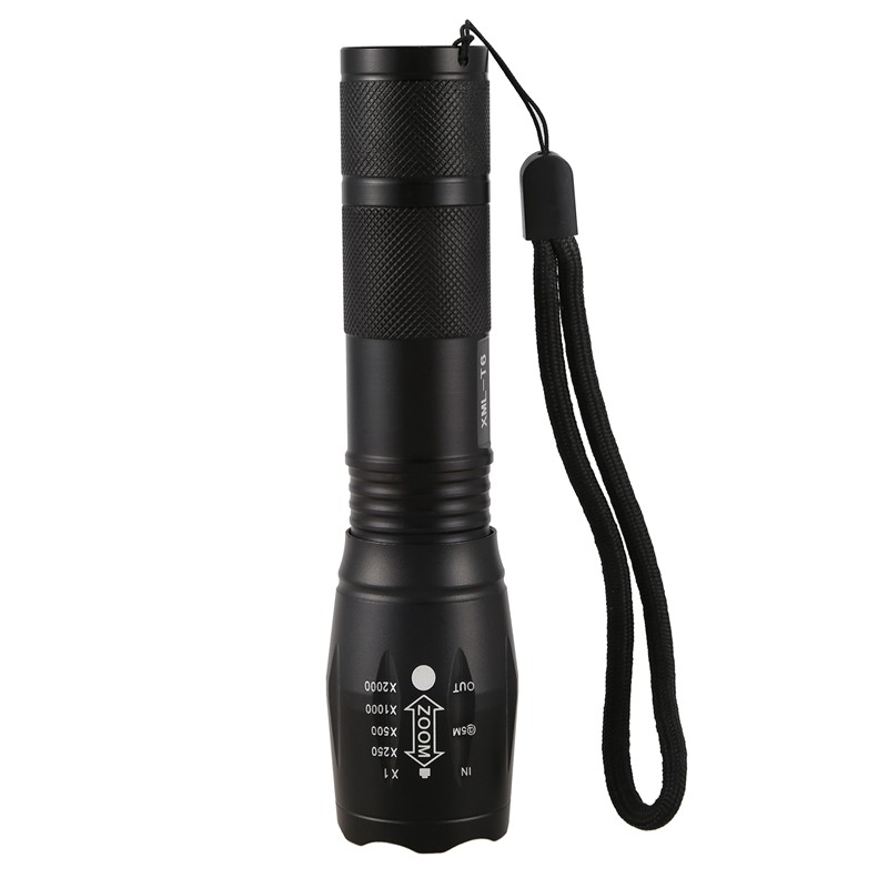 LED Rechargeable Flashlight T6 18650 Battery Camping Powerful(TYPE A)