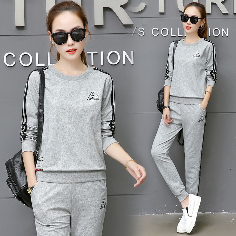 Bộ Thu Đông Nữ Logo Tam Giác Phối Sọc Chất Bao Đẹp💋💋💋💋