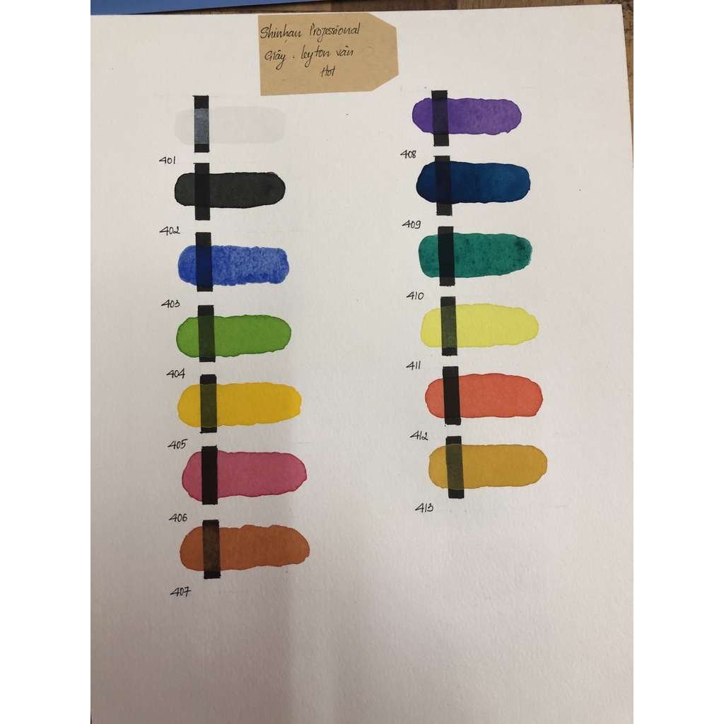 Pocket Shinhan Pro 13/18/24/30 màu 0.5ml/1ml/Pocket Watercolor Shinhan Pro 13/18/24/30 colors 0.5ml/1ml