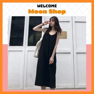 [Hàng thiết kế] Váy Lụa 2 Dây Cao Cấp Dáng Suông Thời Trang, Dây Áo Tùy Chỉnh Độ Dài Được, Chất Lụa Mềm Mại Thoáng Mát