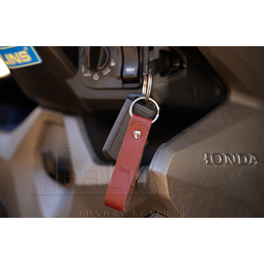 Móc Khóa Da Thật Lealux Keychain 1