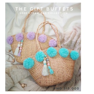 Túi Cói / Lục Bình thiết kế độc quyền từ TheGiftBuffets - 2020 Straw Bag Collection